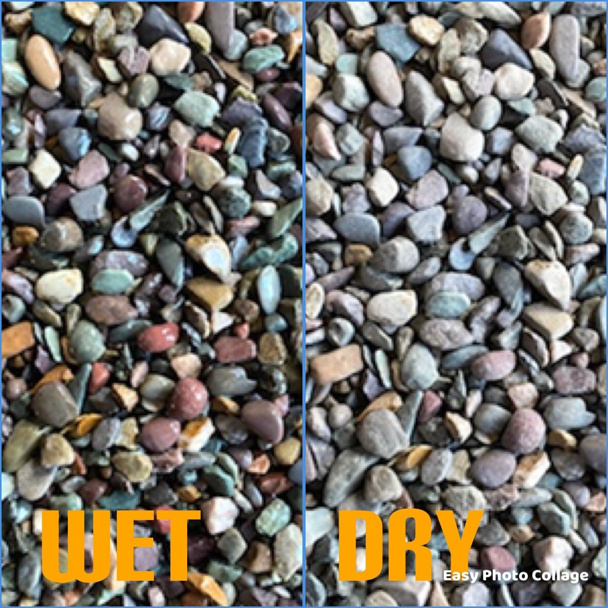 16lbs Colorful Gravel Pebbles stones 1/4” aquarium terrarium Planters natural