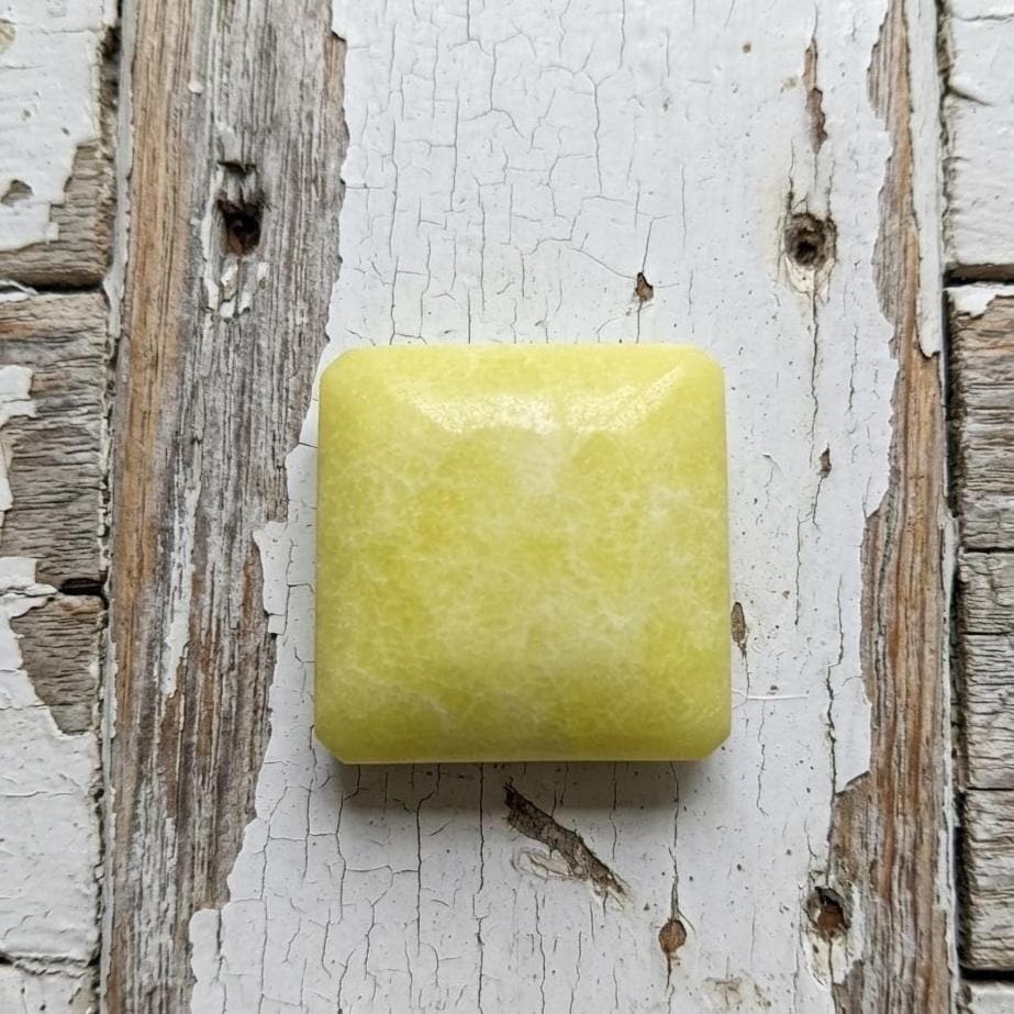 Yellow Sapphire Dyed Square 300-400 CT, Oversize Rough Stone for Wire Wrap