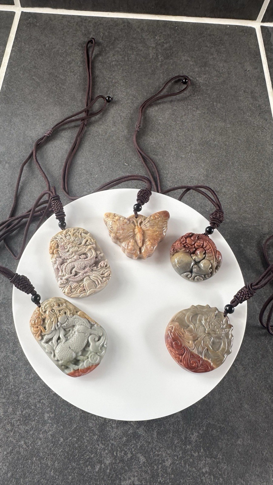 Carved Alashan Agate