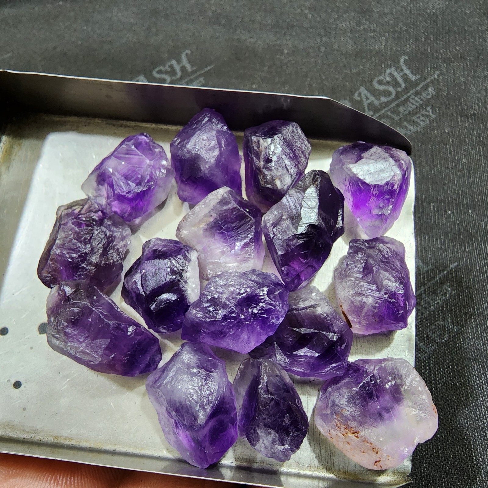 Outstanding Amethyst Raw Crystal Chunks Size 20-26 MM Approx Bulk Lot Amethyst