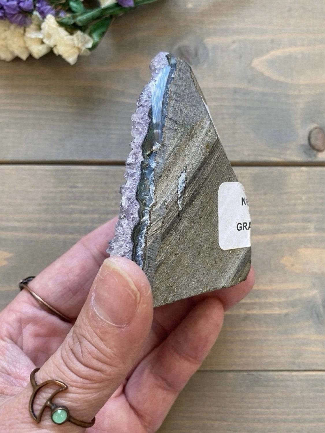 Sparky Amethyst Cut Base Geode