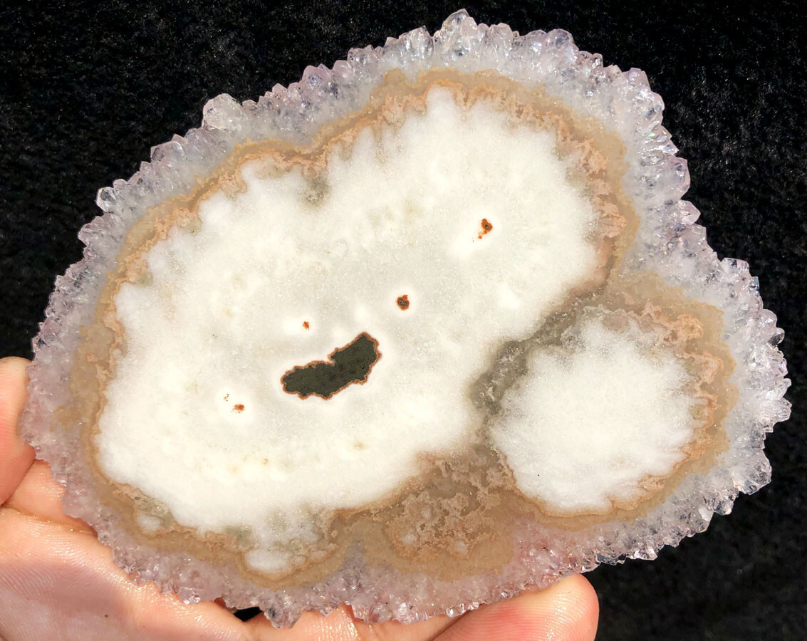 590CT WOW! Boutique Natural Trapiche Star Agate Amethyst Flower Specimen ia3363
