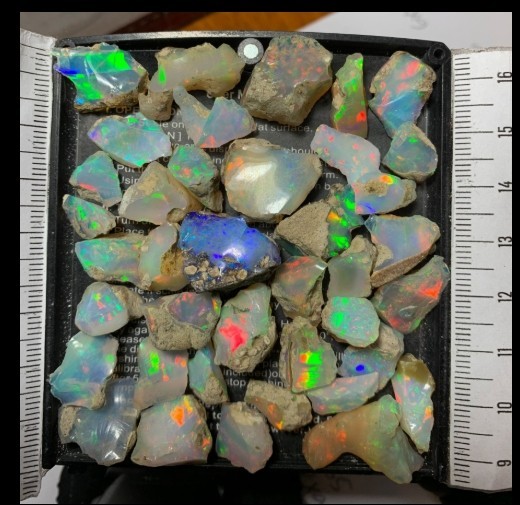 Cut Grade Opal Rough Lot AAA Grade 10 Pieces Large Size Ethiopian Welo Opal Raw
