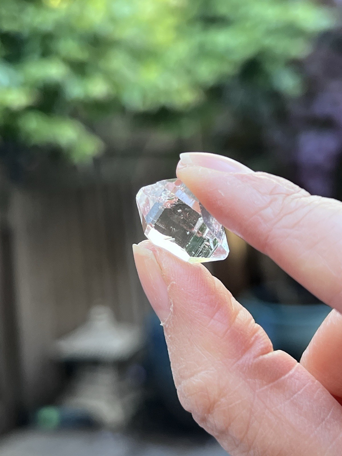 Herkimer Diamond Double Water Clear AAA+ Healing All Chakras 120 14.2 Carats