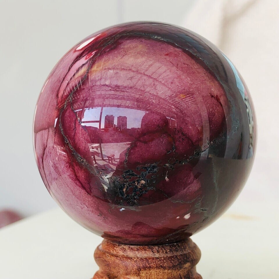 MOOKAITE SPHERE FASCINATING CLASSIC COLOURS NEW IDEAS AND ENTHUSIASM 60 MM 278 G
