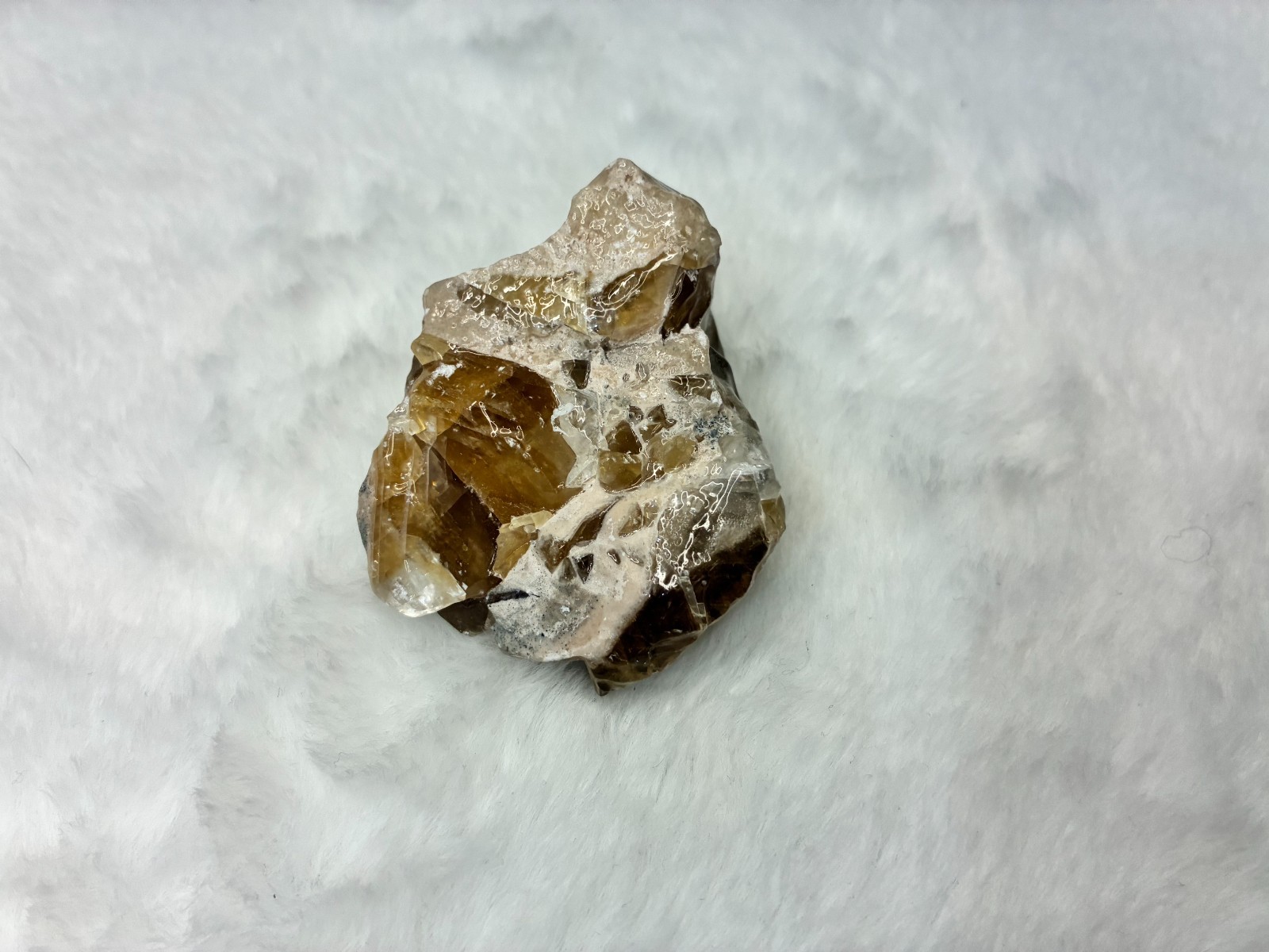 Honey Calcite Chunk Natural Raw Crystal 4.5cm Golden Specimen