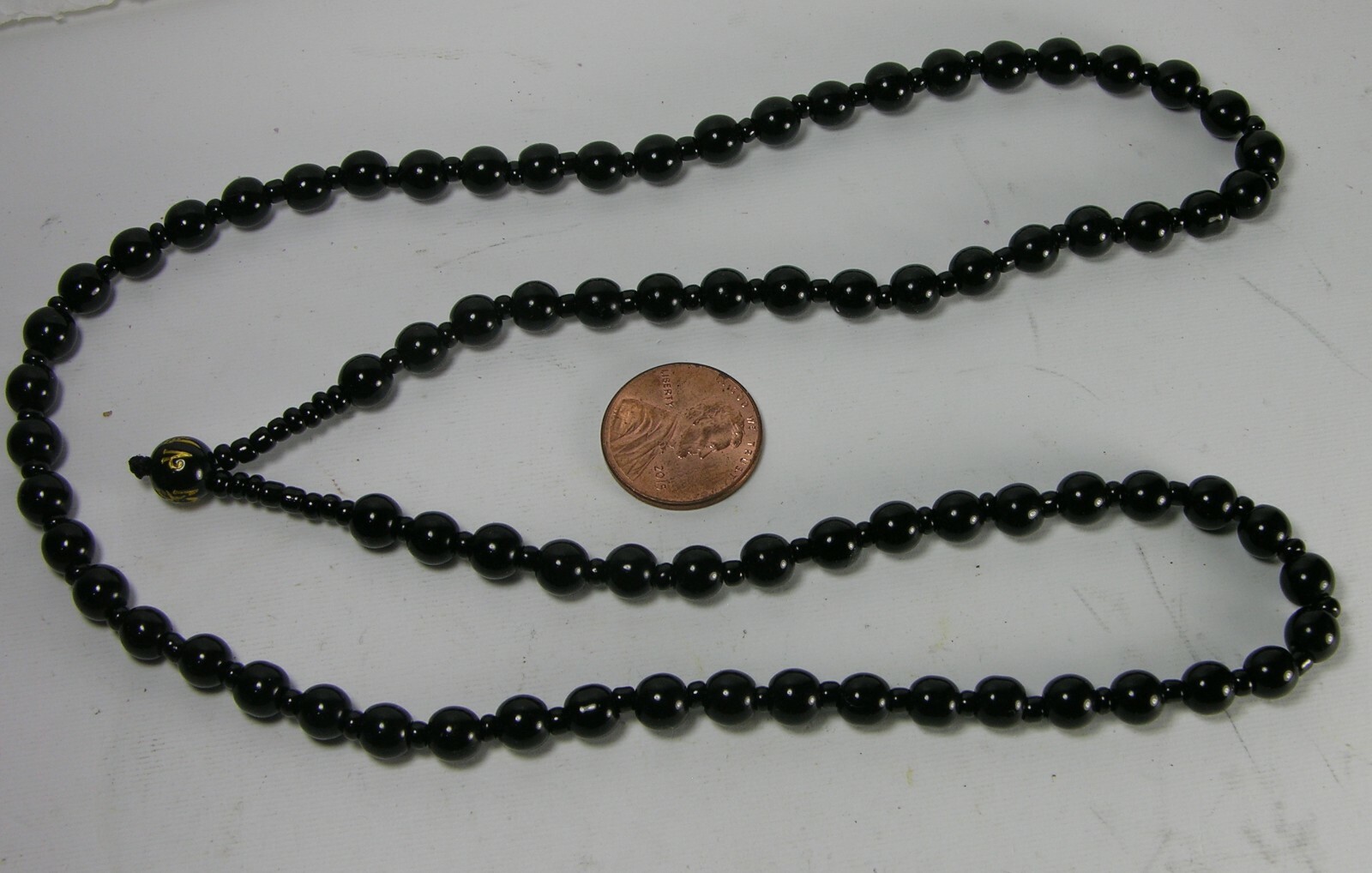 Brazil 100% Natural Obsidian 6.00mm Beads Strand Necklace 24″