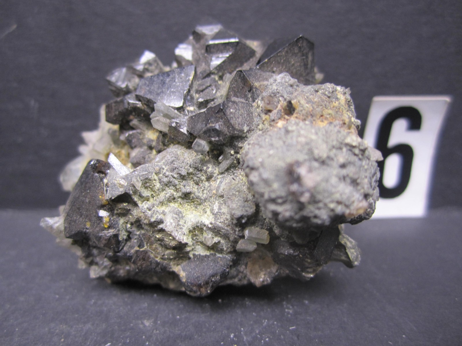 Cassiterite in Quartz, Viloco Mine, Bolivia #6