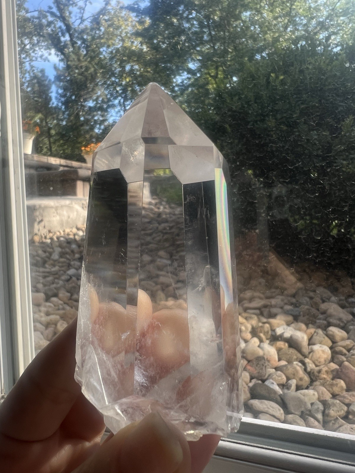 Blue Needle Quartz Point, 210g, Colombia