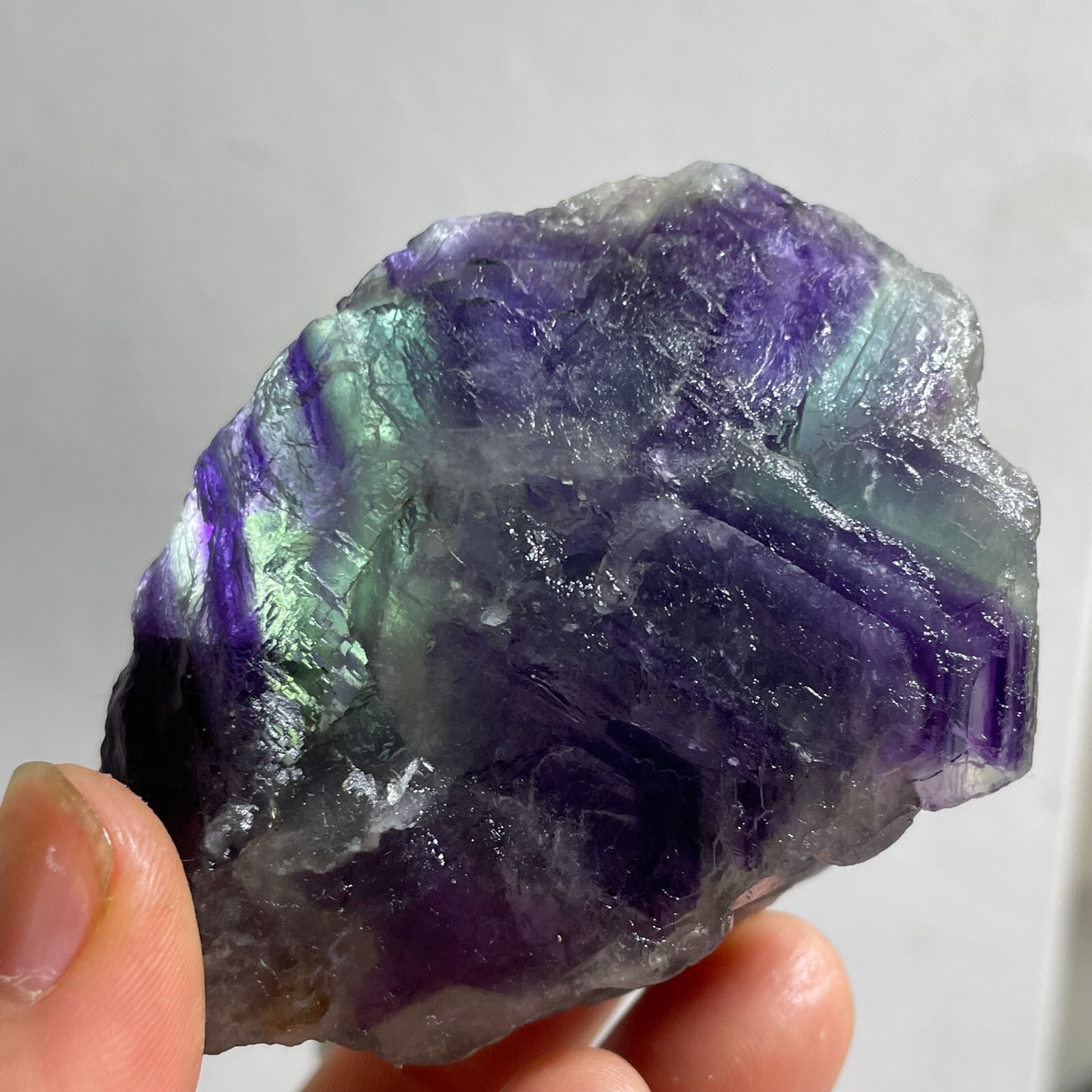 NATURAL color Cubic FLUORITE Quartz Crystal Cluster Mineral Specimen 169g h252