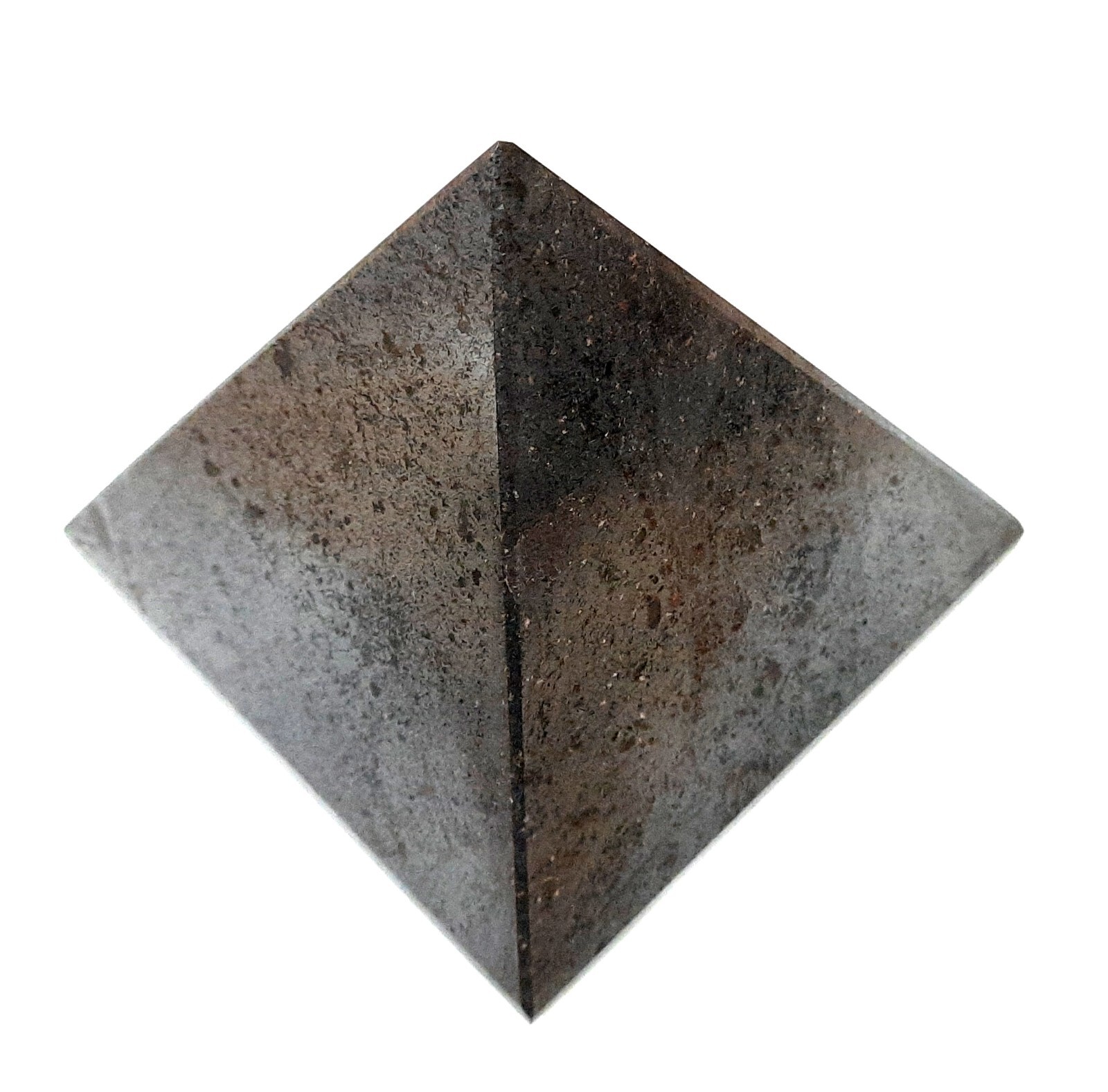 Big Hematite Pyramid 5 inches Positive Energy Chakra Balancing Pyramid Stability