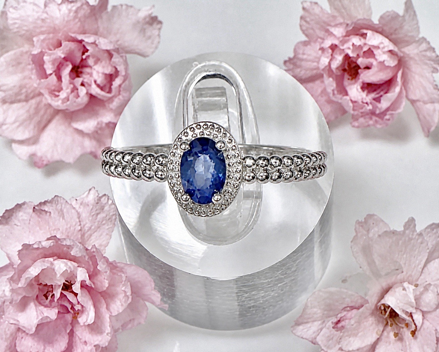 Wholesale Lot 7 Pcs Natural Sapphire White Bronze Rings Crystal Healing