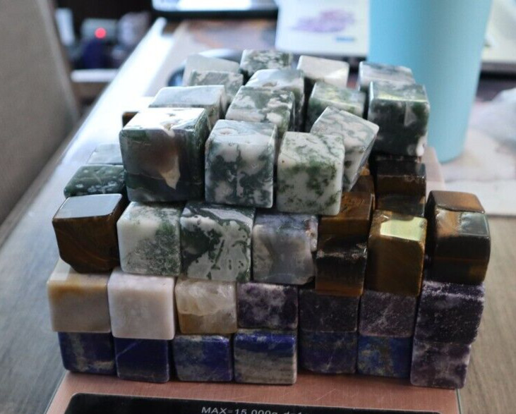 HUGE!!!! MIXED MATERIAL CUBE BUNDLE 148 CUBES INCLUDED! OVER 10 POUNDS!