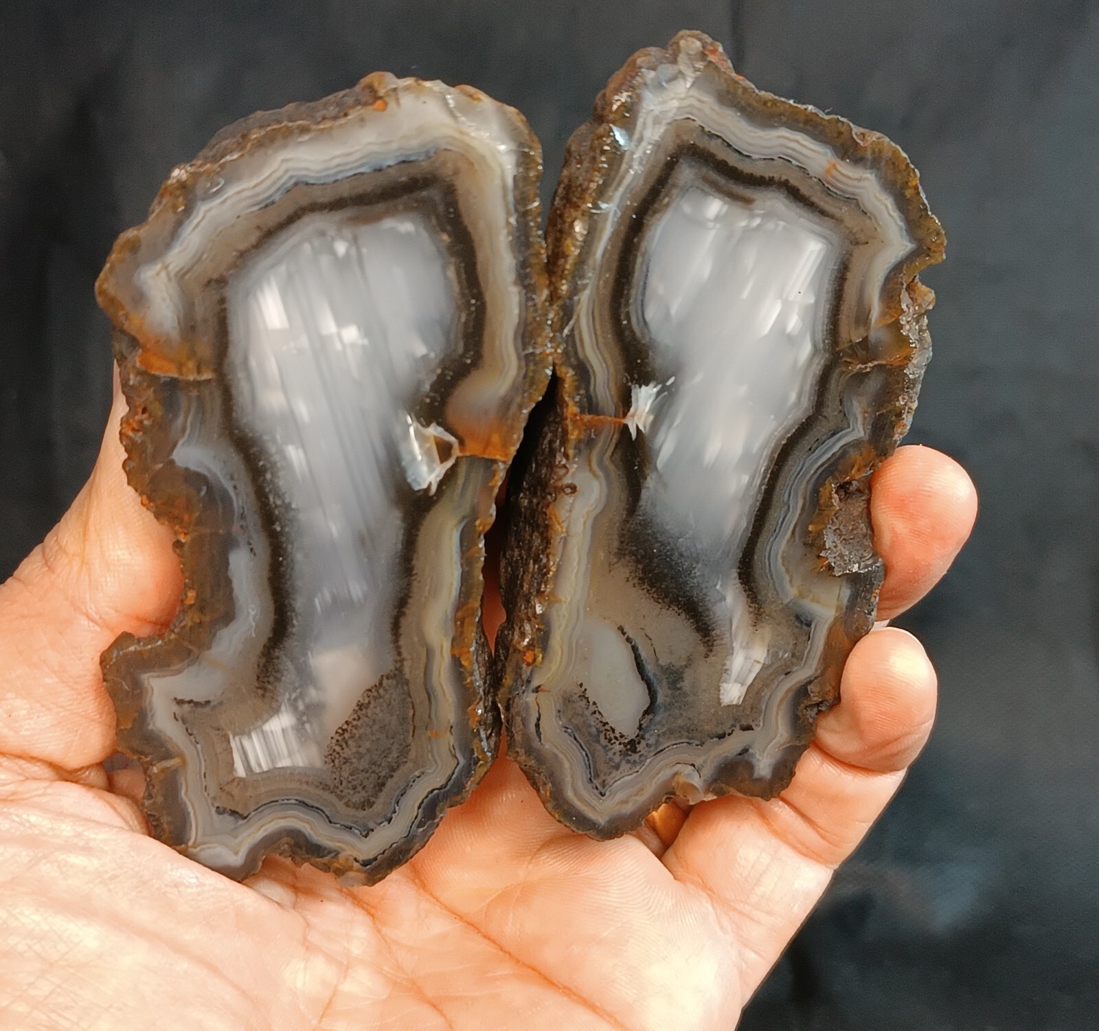 400g/0.88 lb turkish waterline agate stone rough, customs duty included