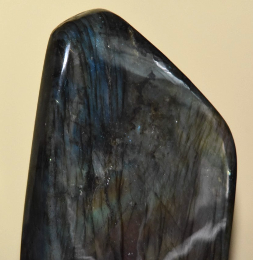 Large Polished Labradorite Stone 5350 Grams 11 ¼ Inches Tall