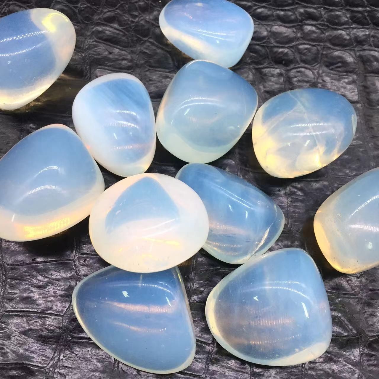 Natural Opalite Quartz Crystal Tumbled Stone Healing Decoration Specimen 100g