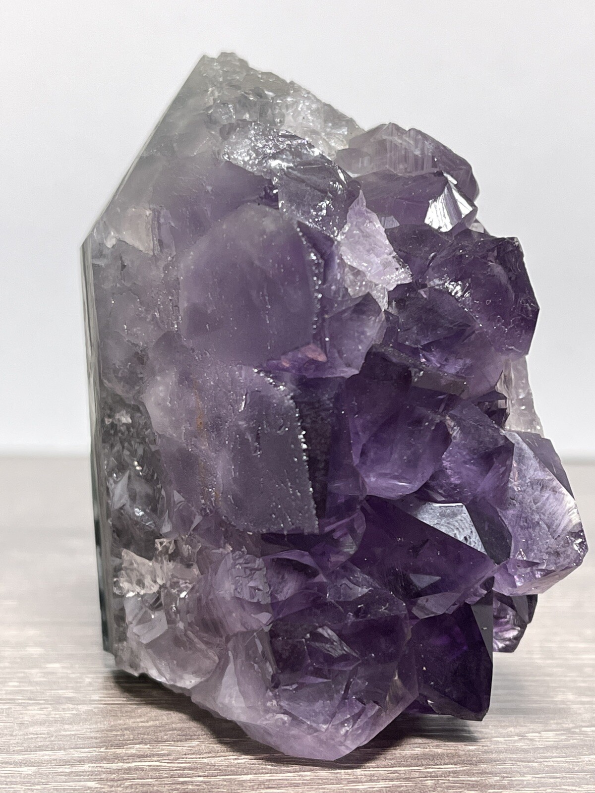 AMETHYST CLUSTER TOWER – Purple Mineral Crystal Reiki Chakra Wiccan Occult Decor