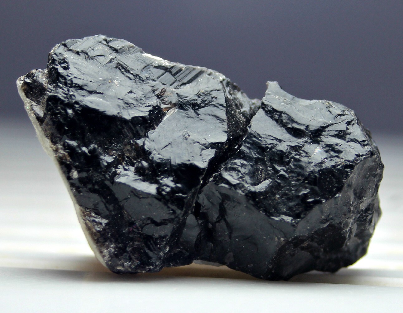 Rare Water Etched Black Tourmaline or Cassiterite Crystal Specimen Afgha 42.0 CT