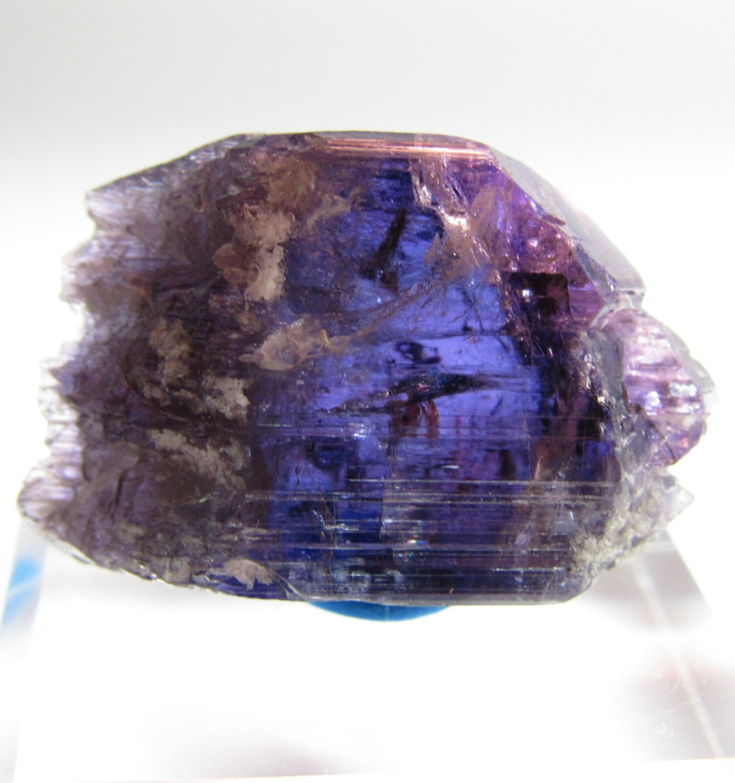 ULTIMATE INTENSE NEON PURPLE UNHEATED GEM TANZANITE DT CRYSTAL!!! TANZANIA