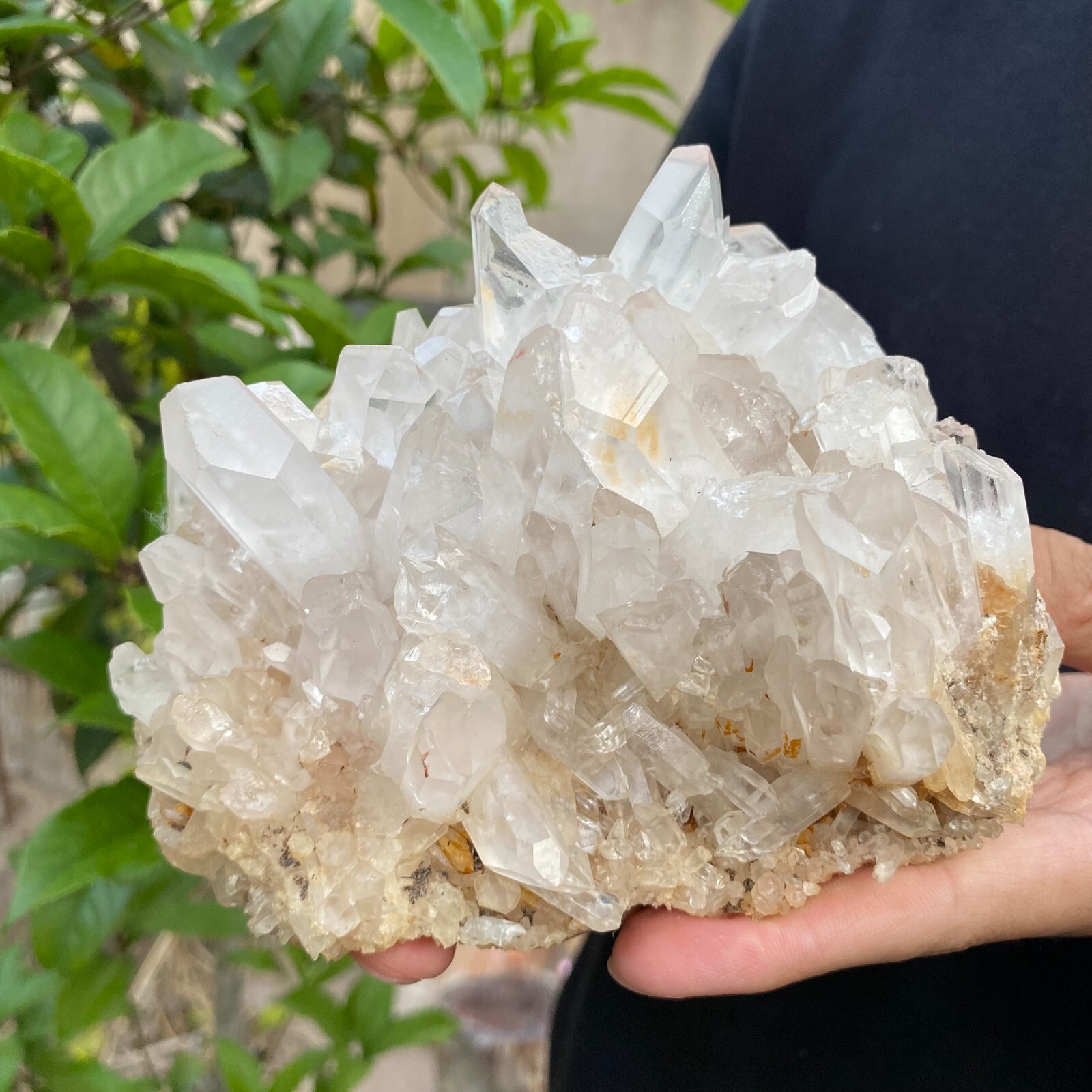 2.6lb Natural Clear White quart Crystal Cluster Raw Healing Specimen