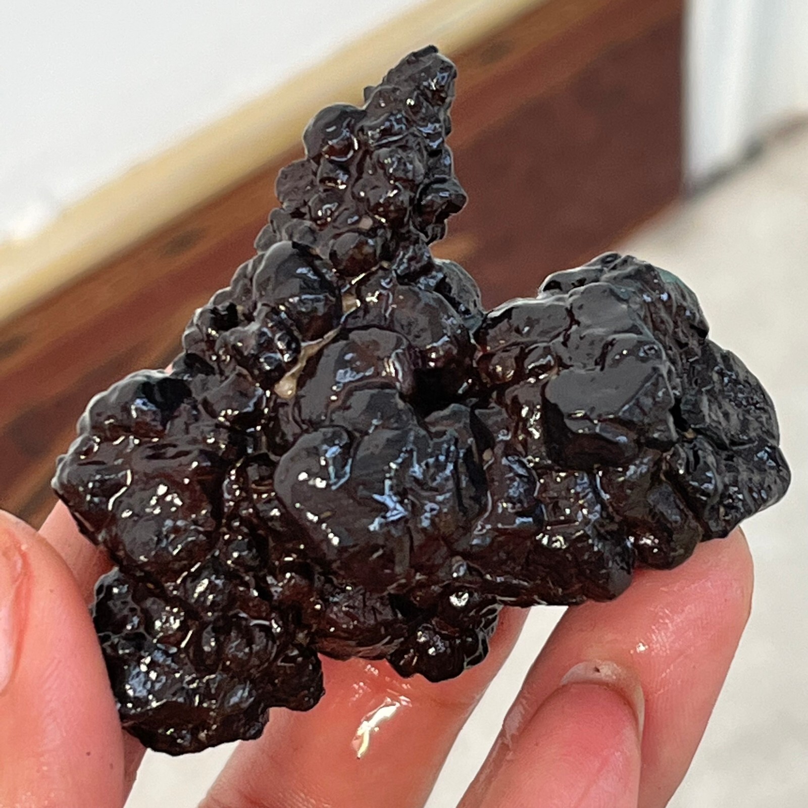 106g Limonite & Hematite pseudomorph after Marcasite – Prophecy Stone p67