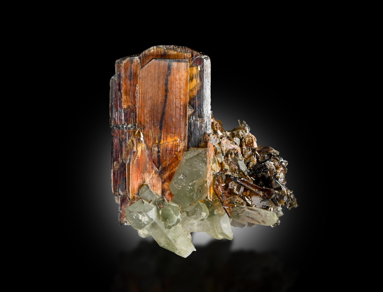 5g Brookite & Chlorine Quartz – Rare Natural Mineral Specimen