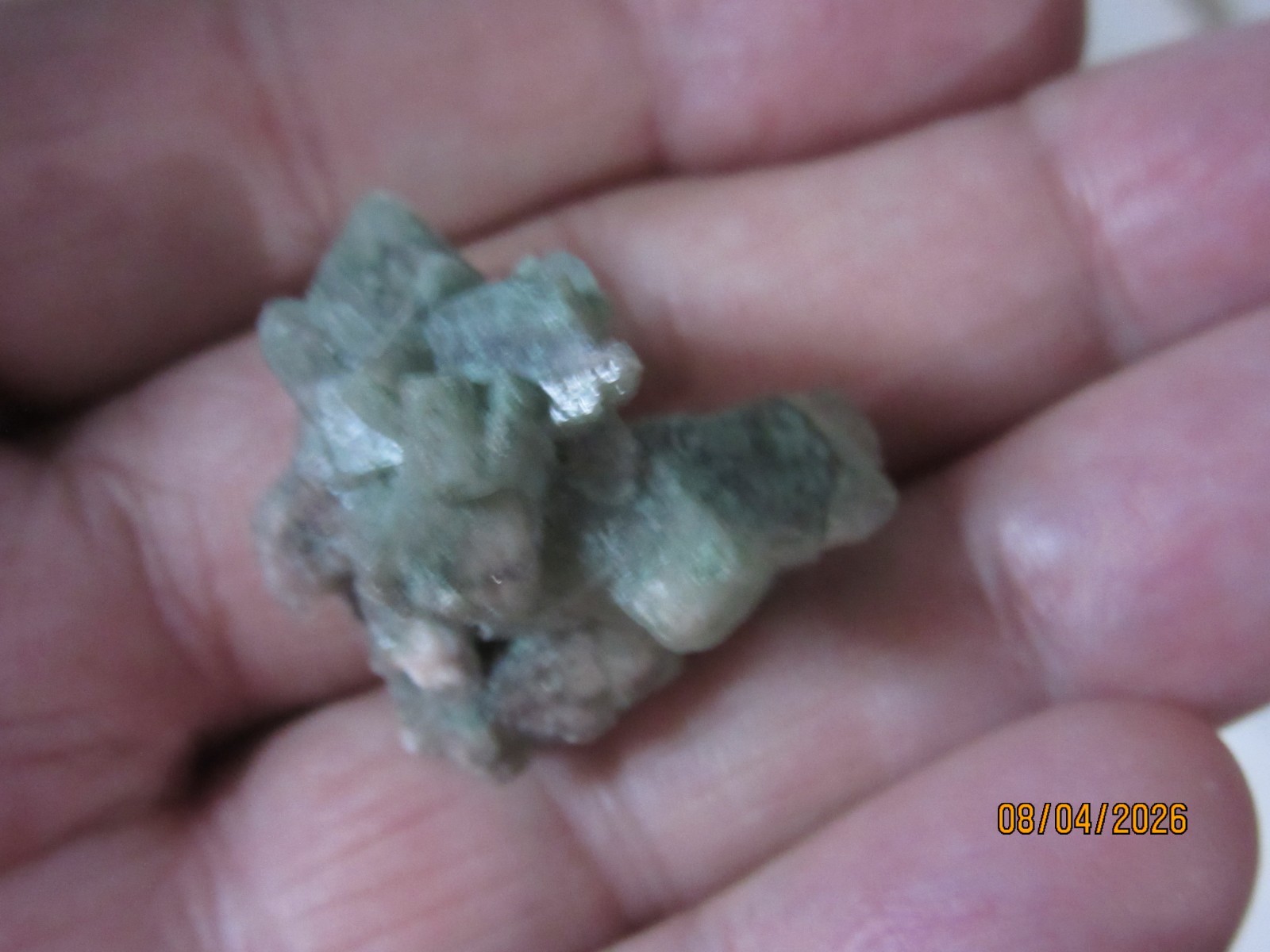 Green Heulandite Mineral 1.0″ Cluster Collectible GHMCC-1