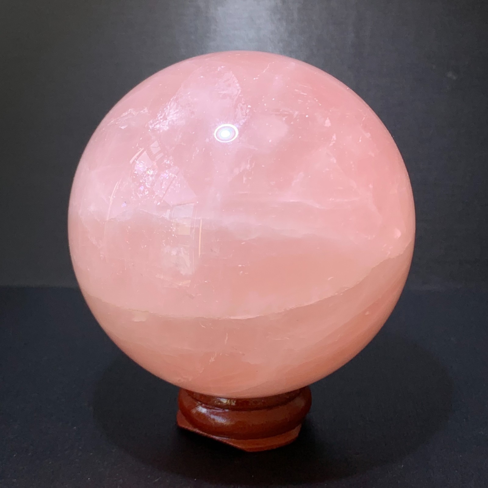 502g Natural powder crystal ball hole crystal ball crystal ball healing crystal