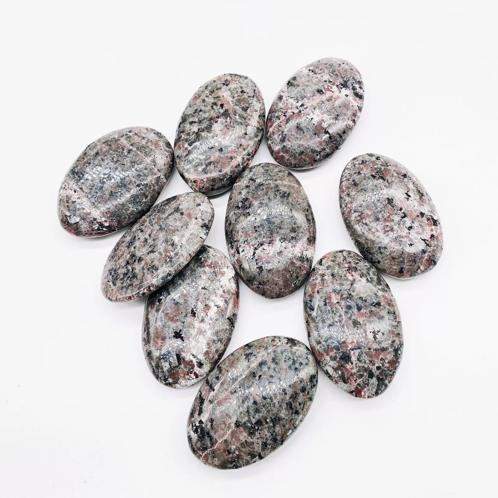 US Large Natural Yooperlite UV Fluorescent Glowing Fire Rock Flame Tumbled Stone