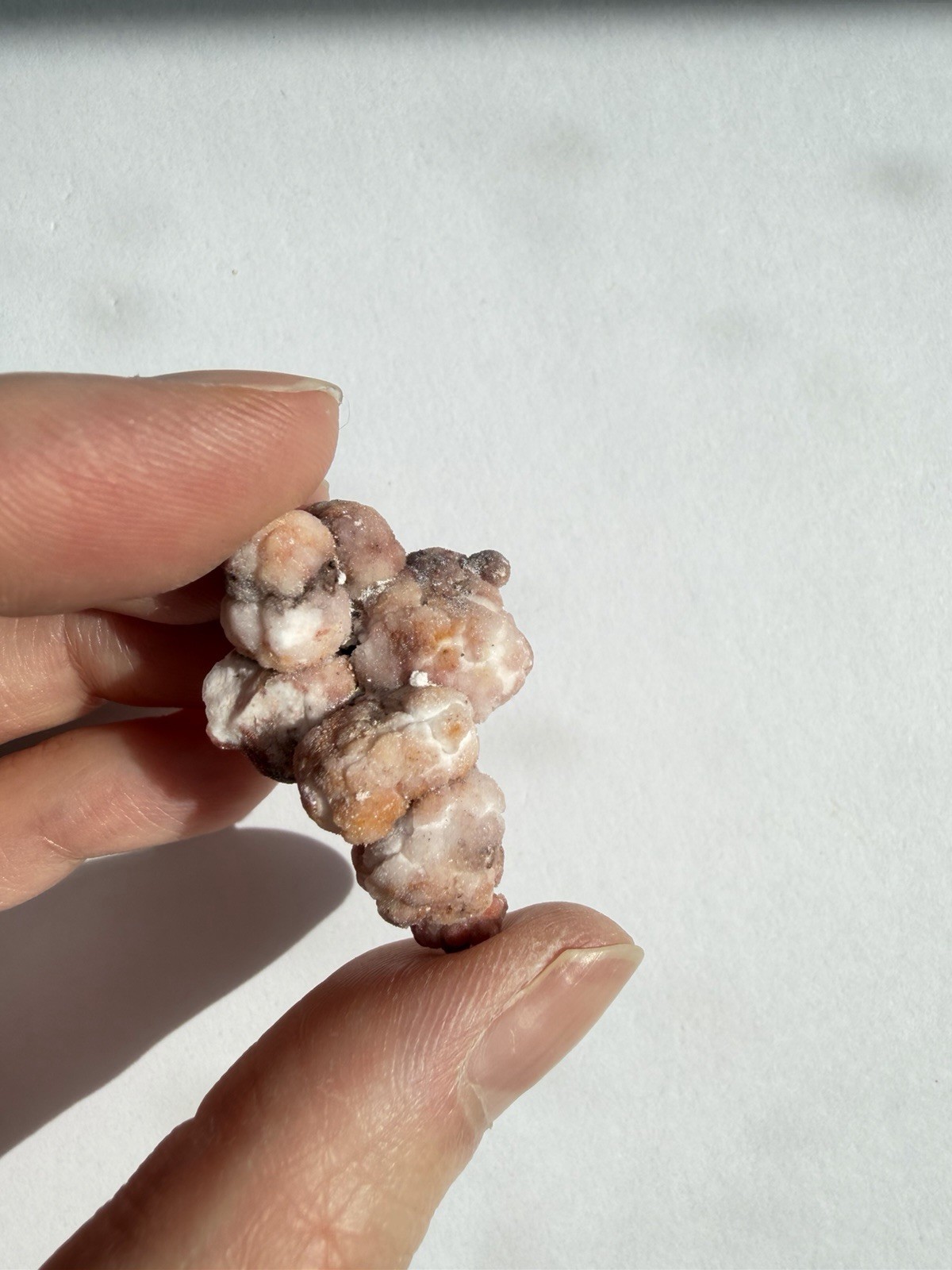 Set Of 3 Specimens: 2 Colorful Popcorn Selenite Gypsum and 1 Creedite from China