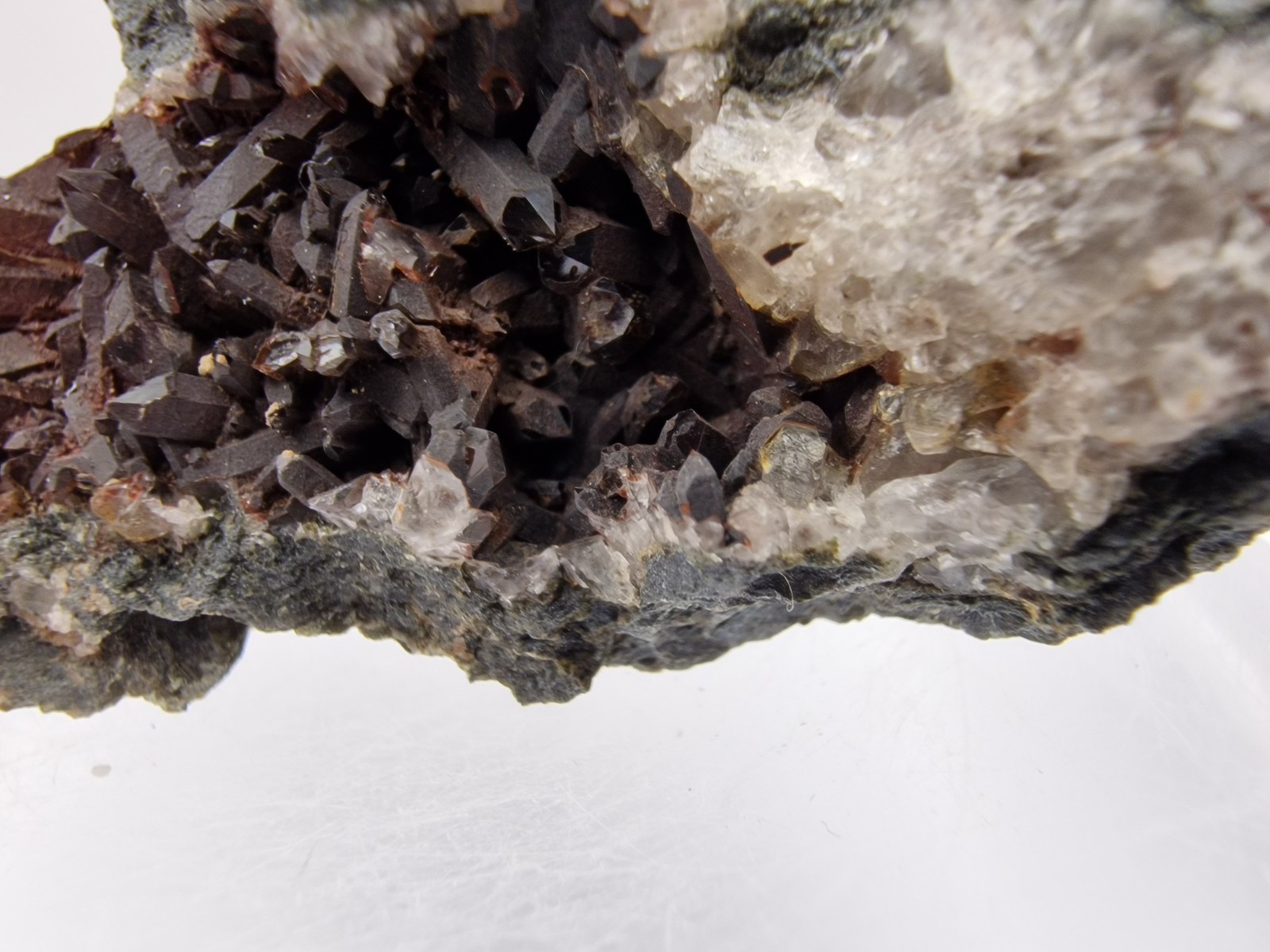 Smoky Quartz Crystals From Ställberg Mines , Strasså , Örebro län , Sweden