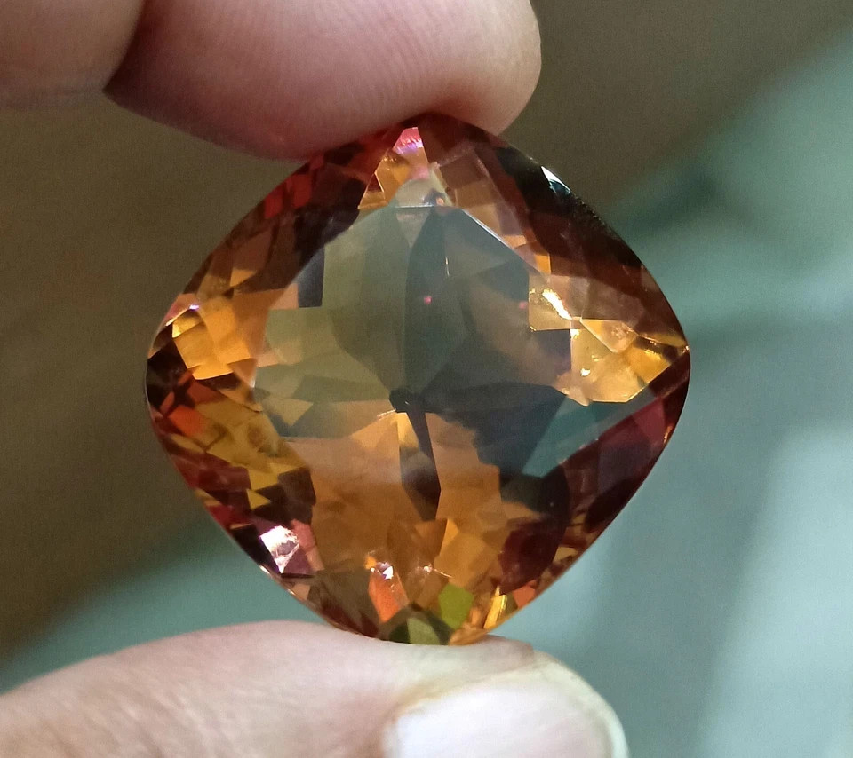 NATURAL Zultanite 7 Multi Color Change Loose Certified GEMSTONE Cushion 10 Ct+