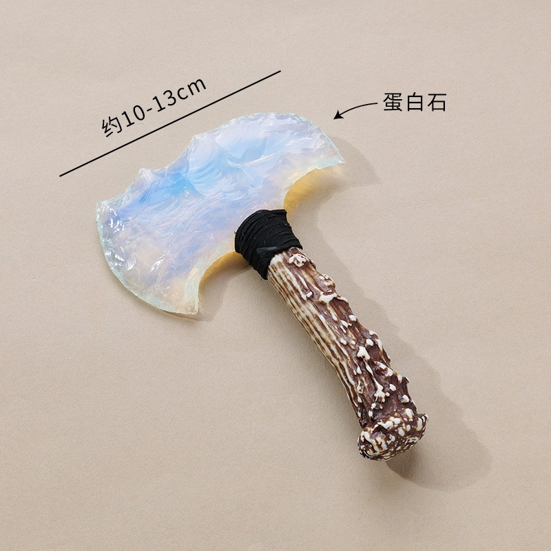 Natural obsidian rough stone knife, obsidian dagger, crystal ore handmade stone