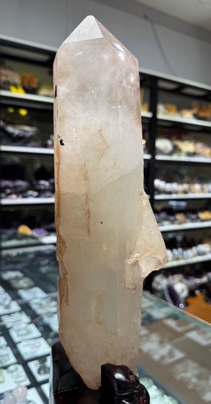 AAA Collector-Grade Natural Clear Quartz Obelisk Tower reiki healing 8.2LB