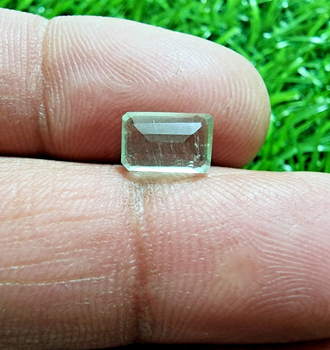 Aquamarine Heliodor Emerald Cut 1.55 Ct Natural Loose Gemstone For Ring