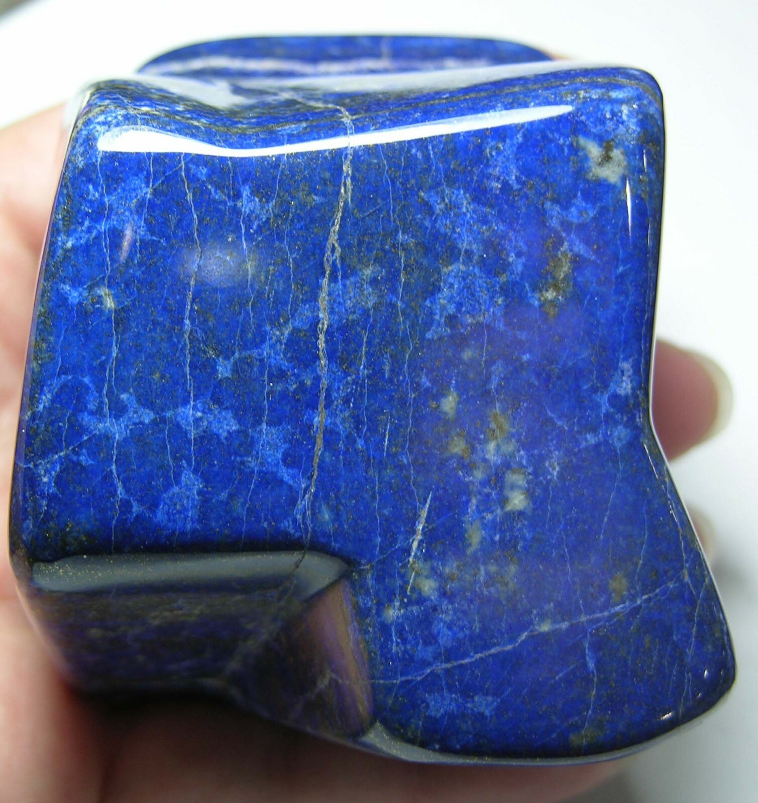 #21 Afghanistan 566g Natural Tumbled Rough Lapis Lazuli Specimen 1.25 lbs 165mm