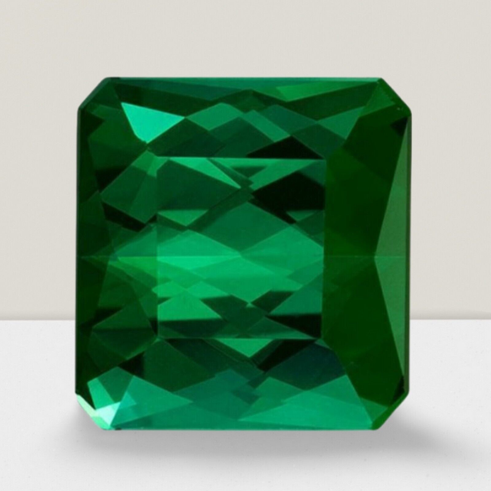 Green Tourmaline Asscher Cut Gemstone 1 Cts – 6 mm AAA+ Loose Gem