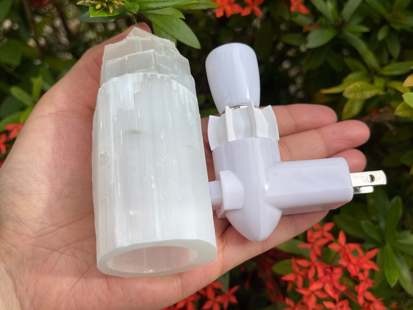 Selenite Iceberg Night Light, Selenite Crystal Nightlight Plugin, Wholesale Bulk