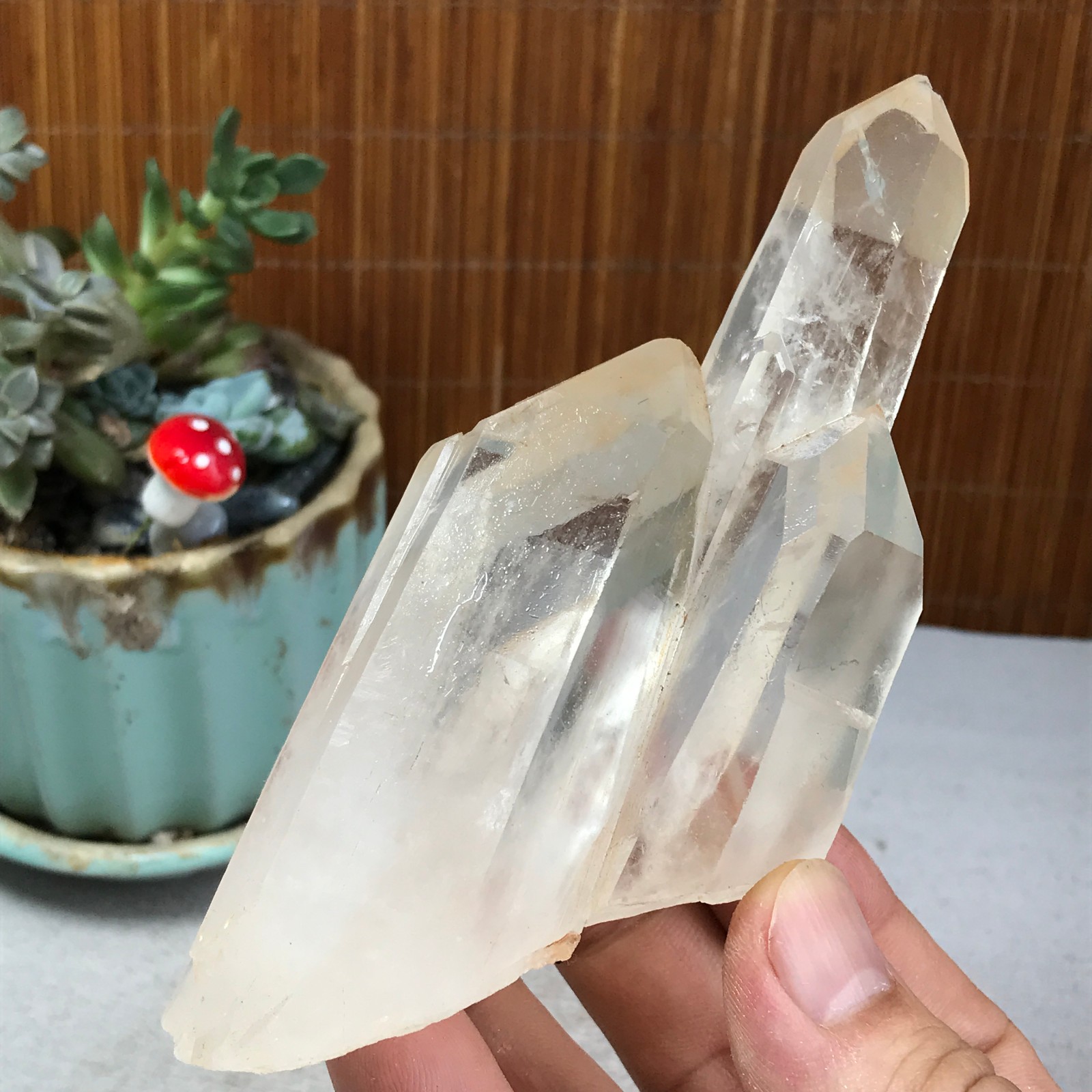 90-55-40mm Natural crystal clusters pretty Quartz Mineral Specimen 258g A6221