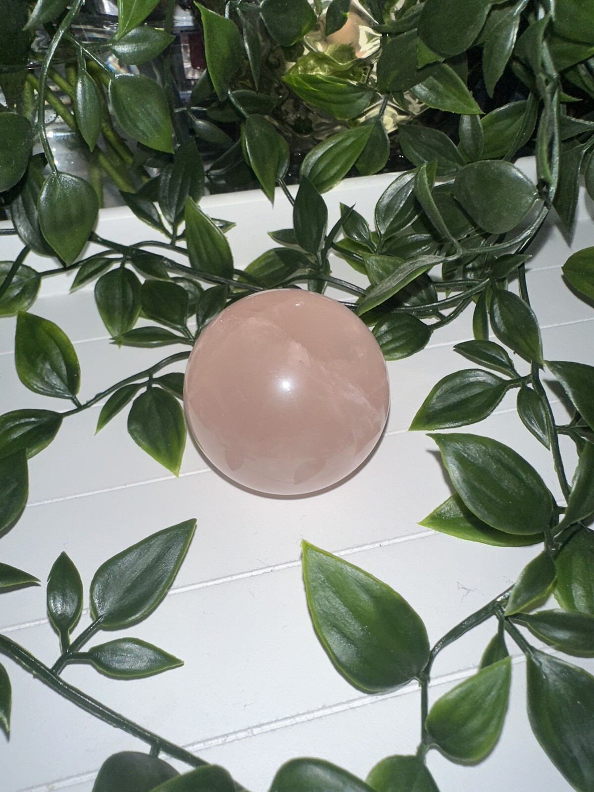 💖✨Rose Quartz With Star Asterism Sphere Crystal Healing Chakra 166g gift