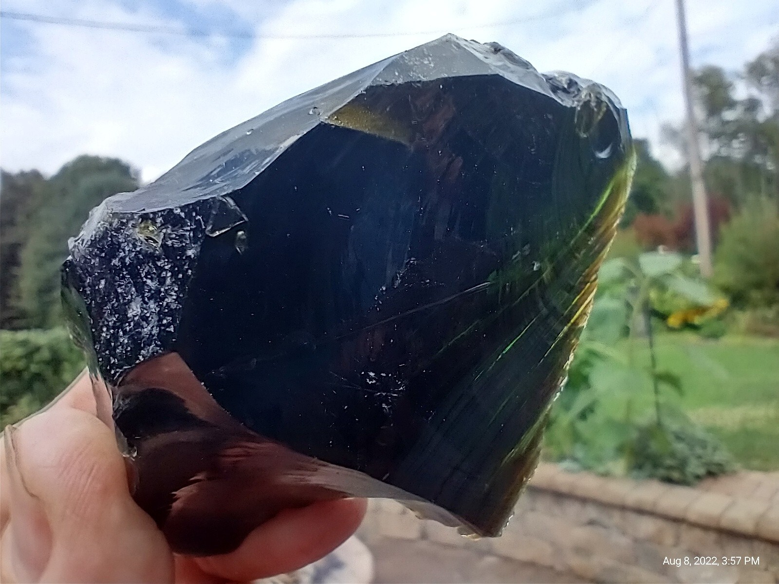 Rainbow Arcturian reiki Andara Crystal color spiritual grey 120 Grams