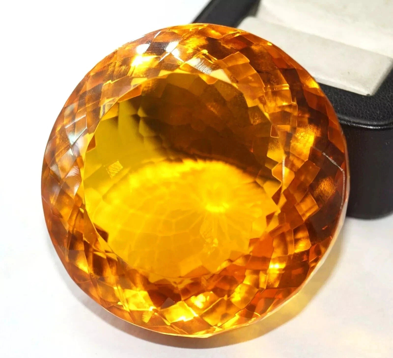 500 Ct Certified Yellow Huge Citrine Natural Brazilian Round Cut Loose Gemstone