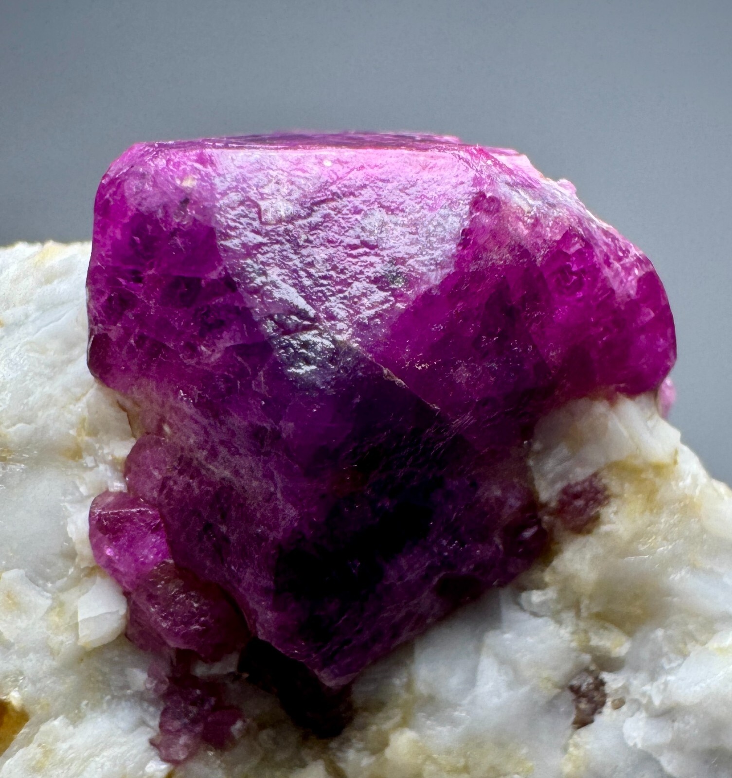 Top Ruby Huge Crystal On Matrix From Jegdalek @Afghanistan. 155 Gram