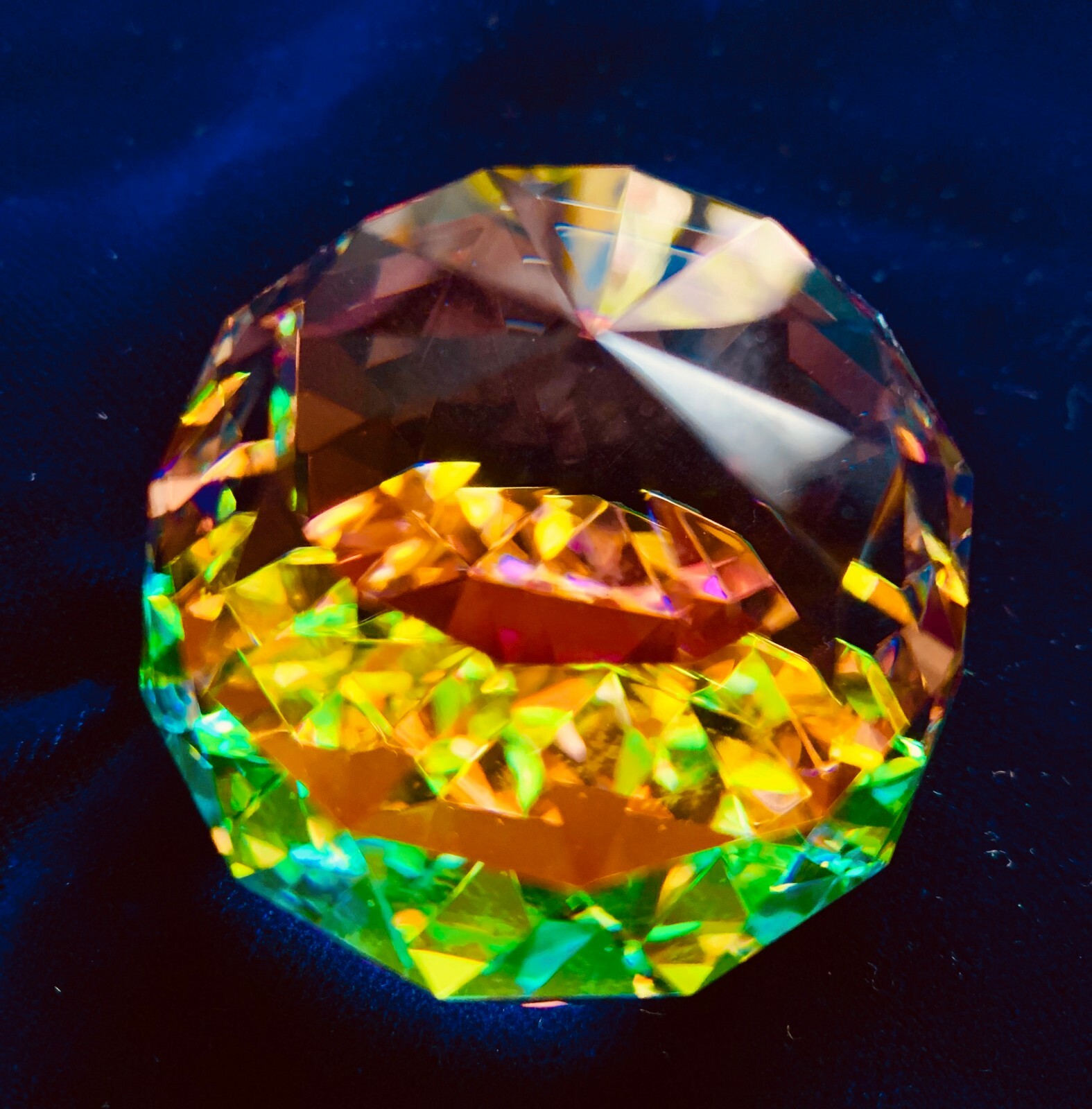 Faceted Crystal Ball/ Paperweight 20 mm Lot of 6 Pieces