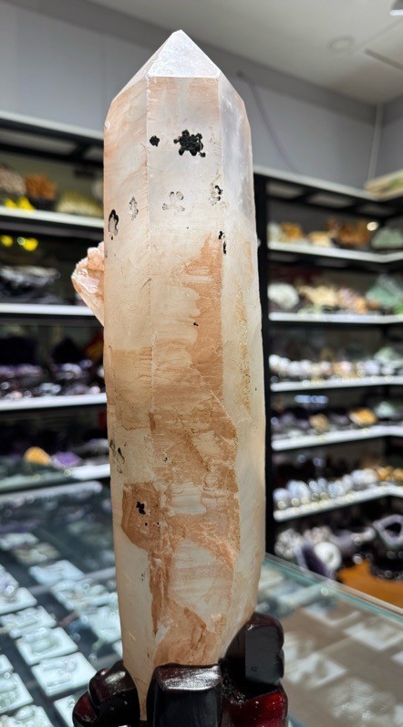 AAA Collector-Grade Natural Clear Quartz Obelisk Tower reiki healing 8.2LB