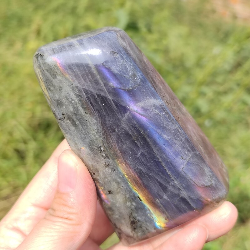 AAA+ Natural Labradorite Mineral Specimen Quartz Crystal Spectrolite Stone 280g