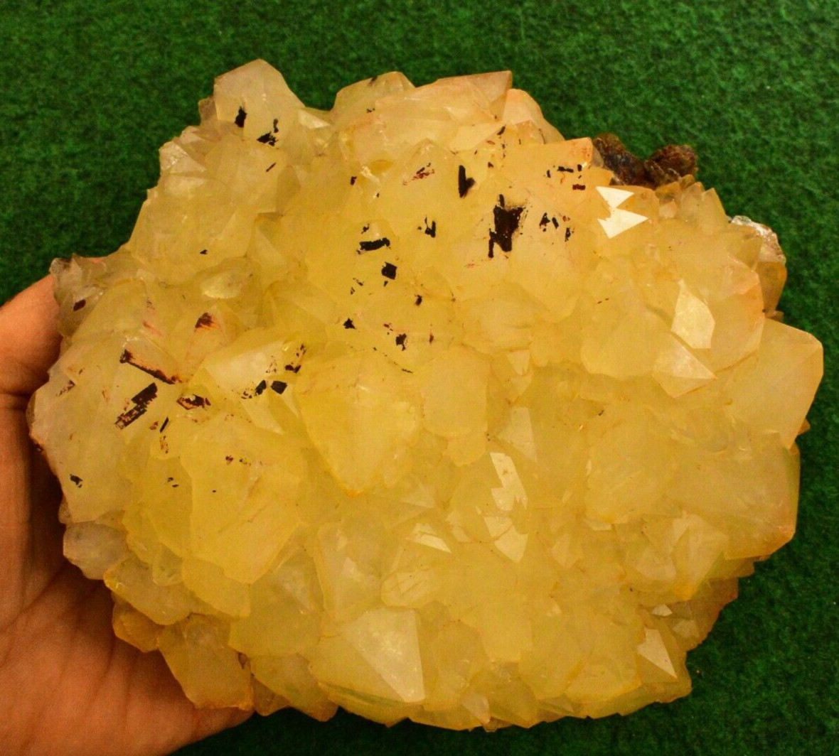 Large Quartz Rock Crystal Cluster , Alter Show Piece Mineral UKBUY✔ 16cm 2.1g #5