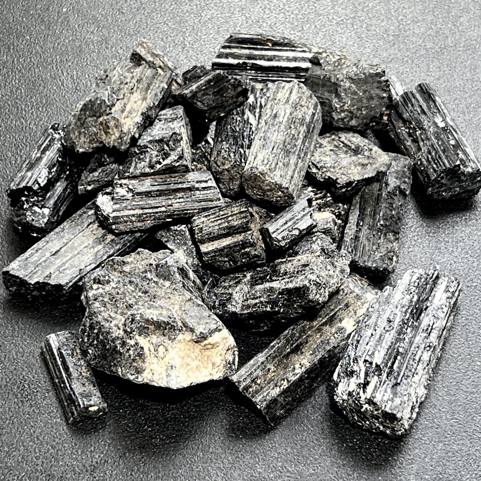 Black Tourmaline Haystack Rough Raw Crystals (By The Piece or Pound)