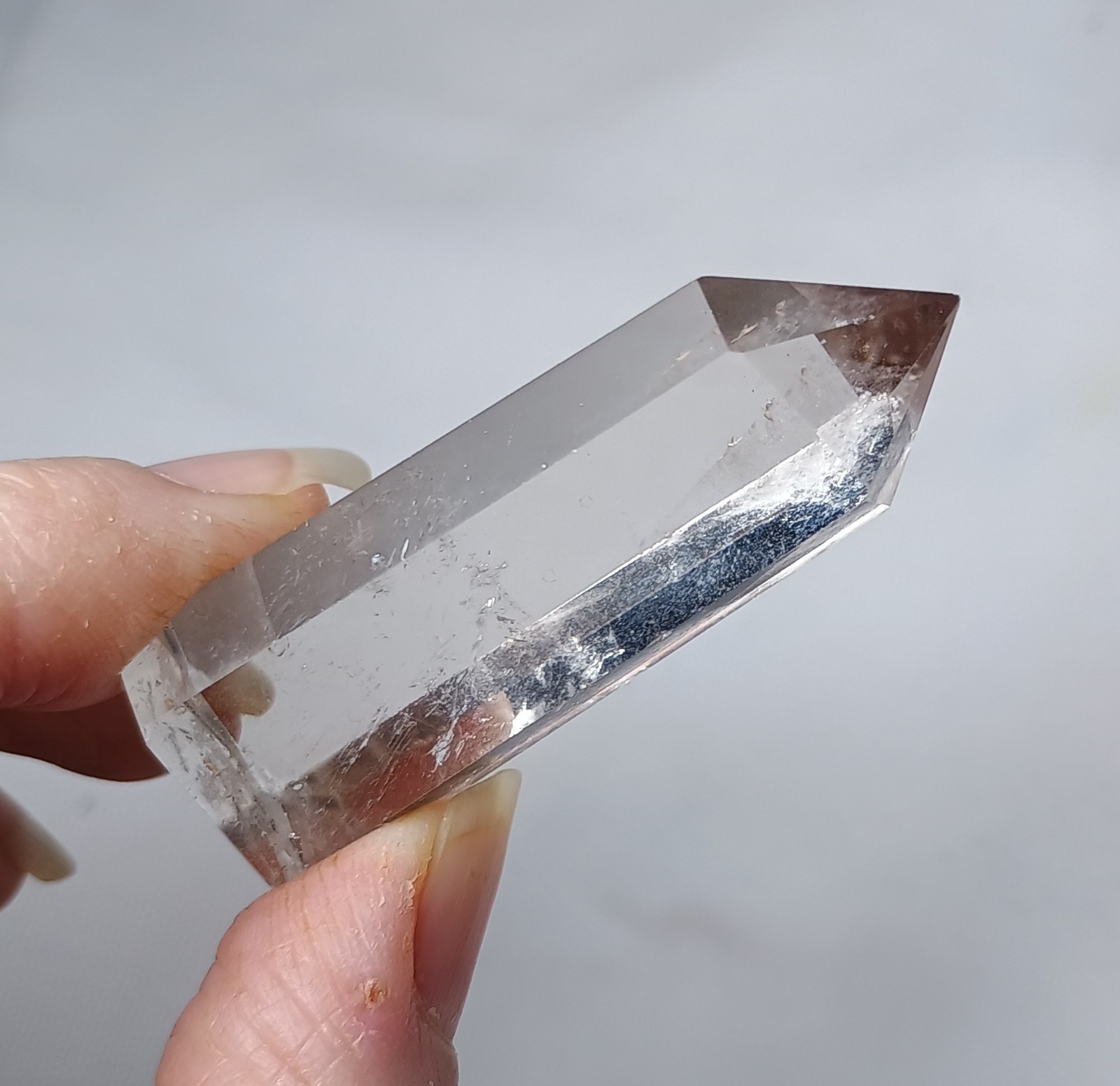 Clear Quartz Crystal Mineral Point Polished Healing Stunning Freestanding