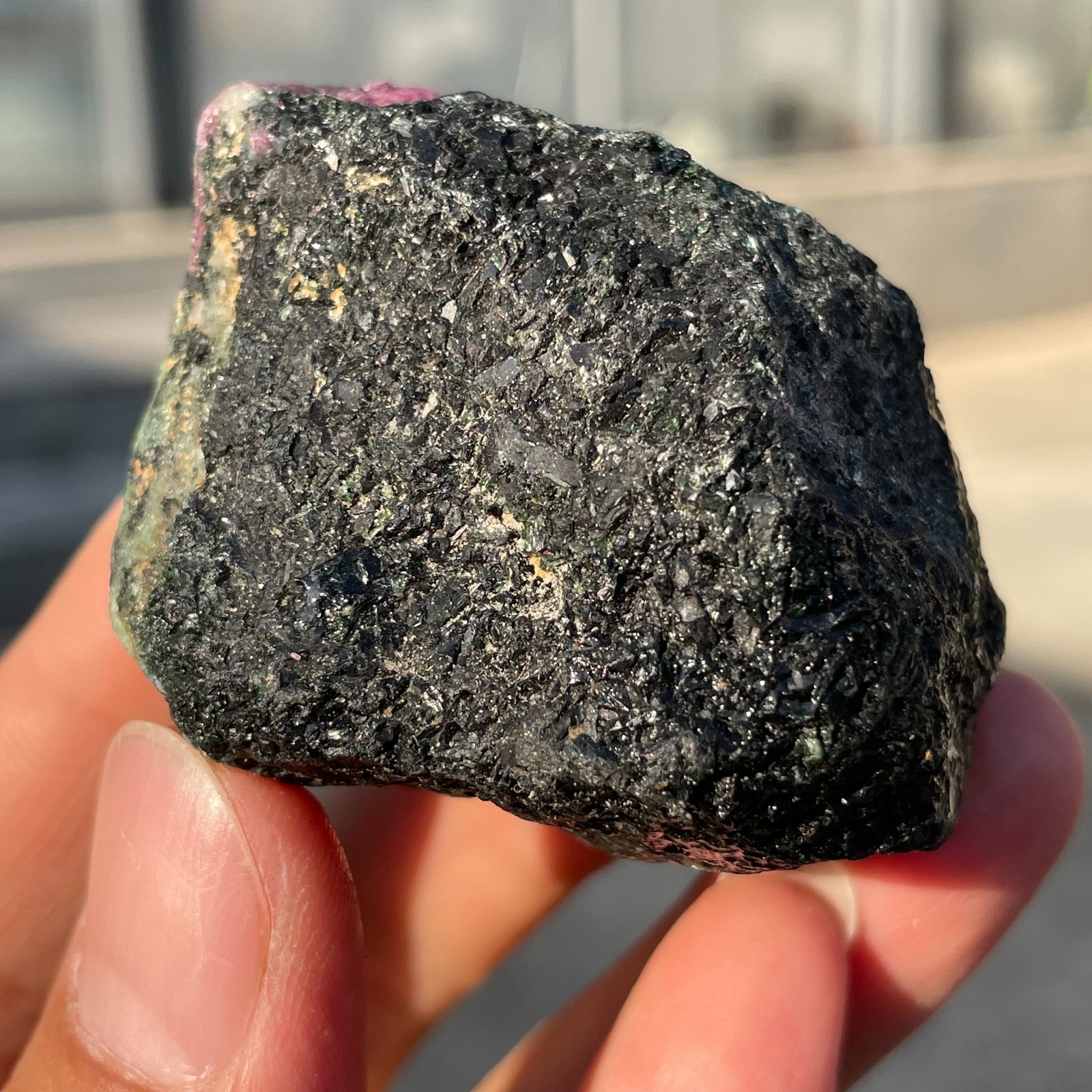 120g Natural Ruby Zoisite Raw Stone Quartz Mineral Specimen Healing
